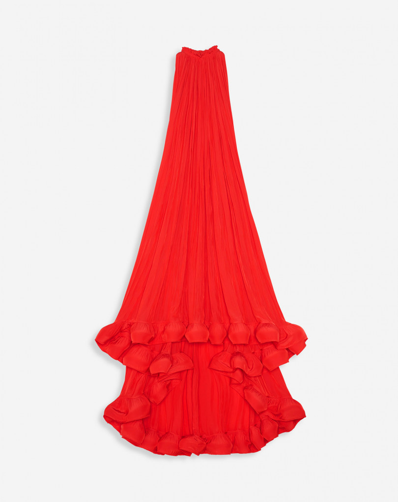 ROBE LONGUE EN CHARMEUSE TRIBUTE
