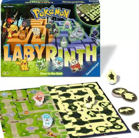 Pokémon Labyrinth Glow in the Dark - Spiel ab 7 Jahren