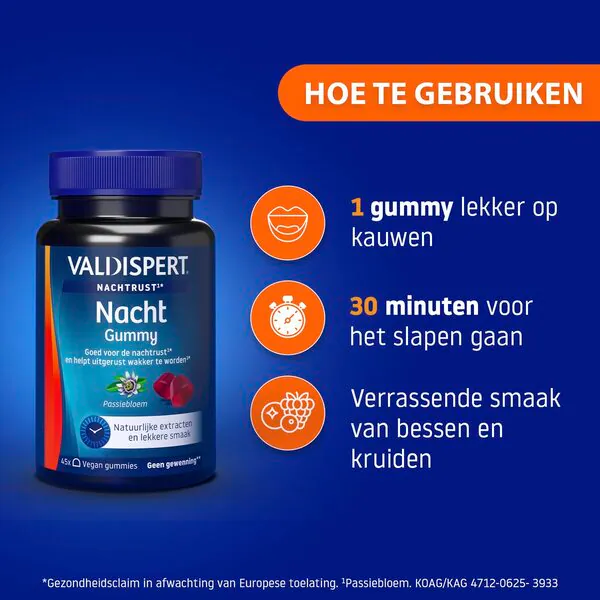 Valdispert Nattgodis 45 bitar