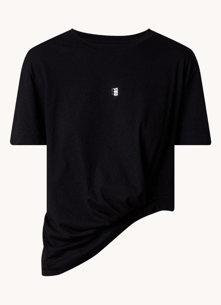 Μπλούζα με ασύμμετρο λογότυπο Givenchy