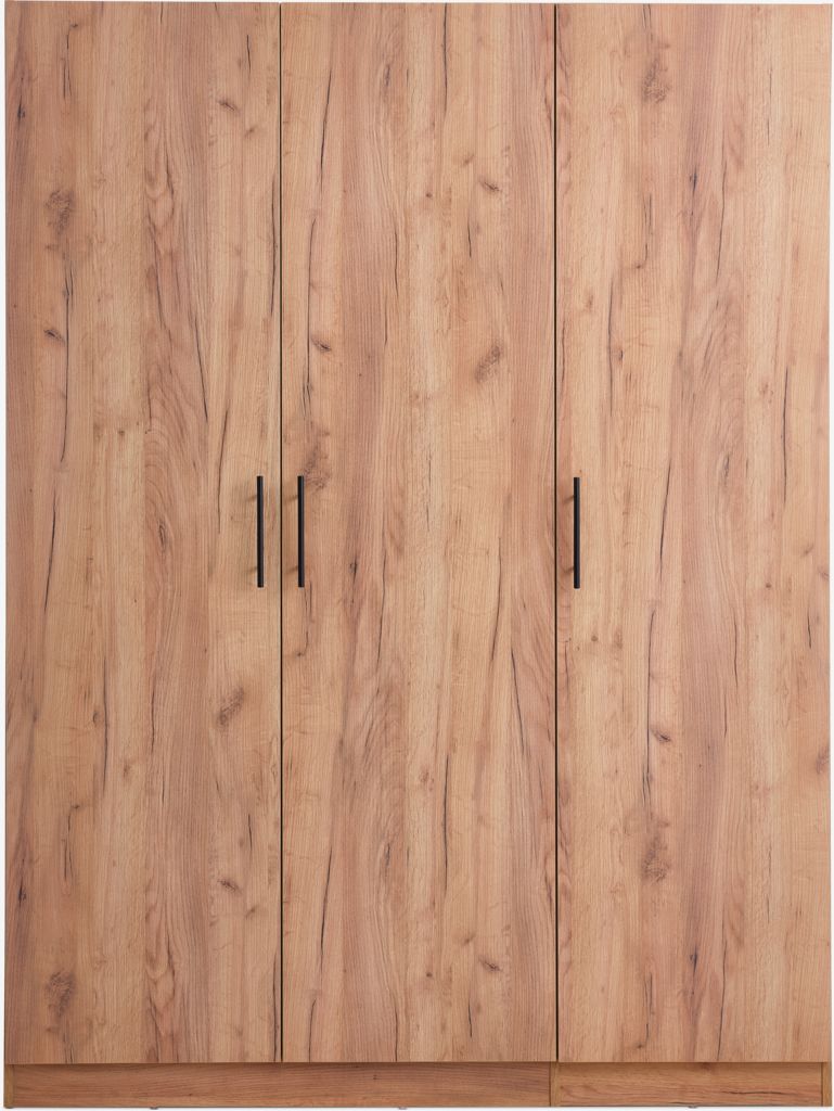 Szafka VIBY 150x200 3 drzwiowa w kolorze dąb naturalny