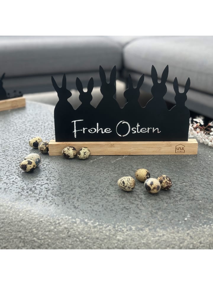 UNUS Aufsteller Frohe Ostern Oster-Silhouette in Schwarz günstig kaufen