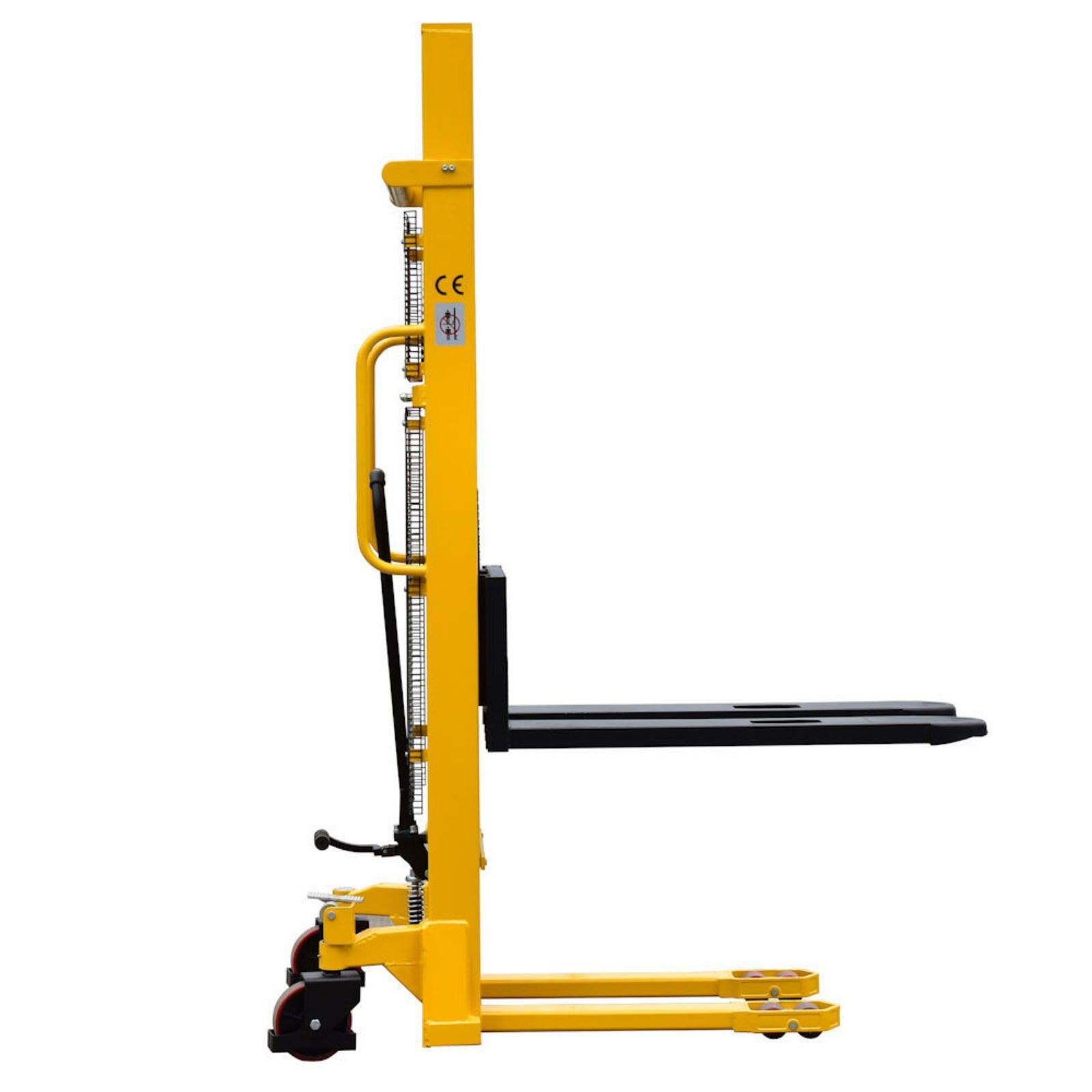 Midori Hochhubwagen, (1 St), Handstapler Hubhöhe 3,00m Stapler Vollgummireifen Gabelstapler