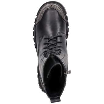 2Go Fashion Schnür Boots in schwarz