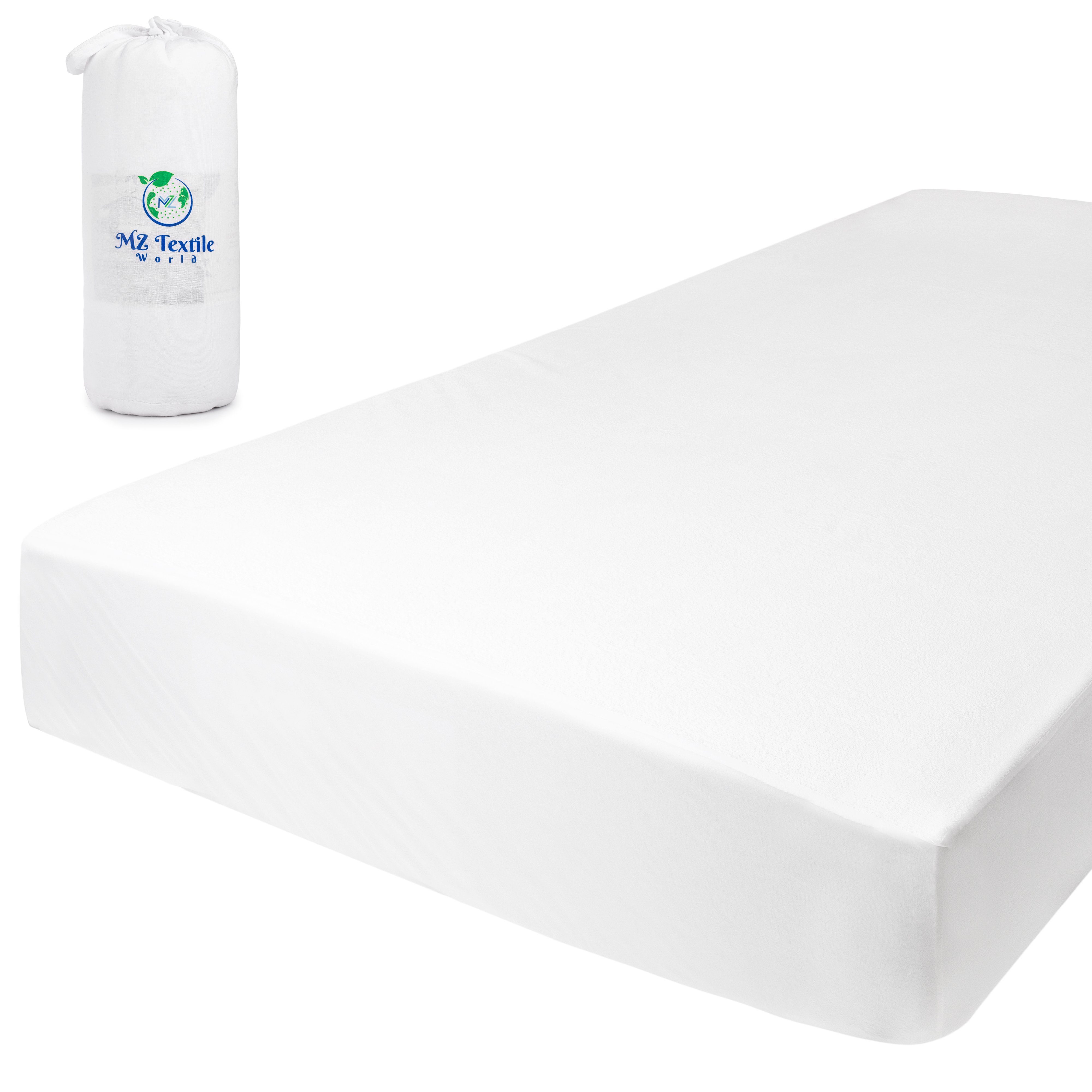 Matratzenschoner Wasserdicht, Premium Matratzenauflage von MZ Textile World, Inkontinenzauflage, Matratzenschutz, Knisterfreie, Anti-Milben