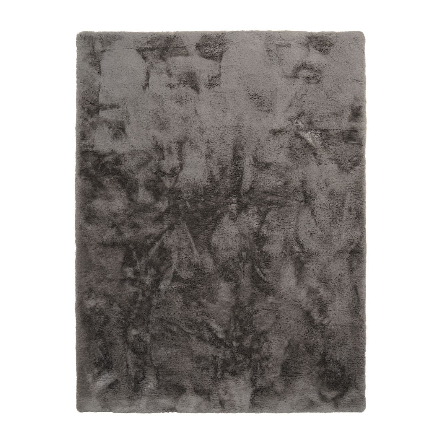 Hochflor-Teppich Wohnzimmer Hochflor Teppich Langflor Soft Kaninchenfell, TT Home, rechteckig, Höhe: 39 mm