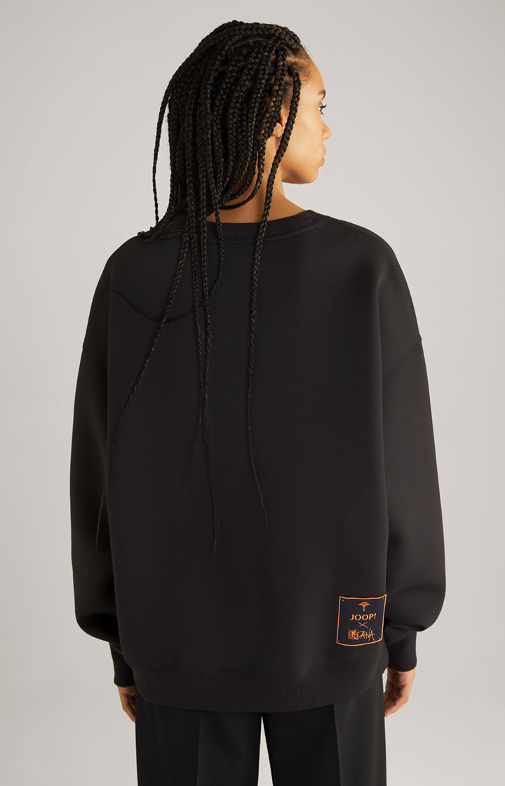 Unisex-Sweatshirt in Schwarz