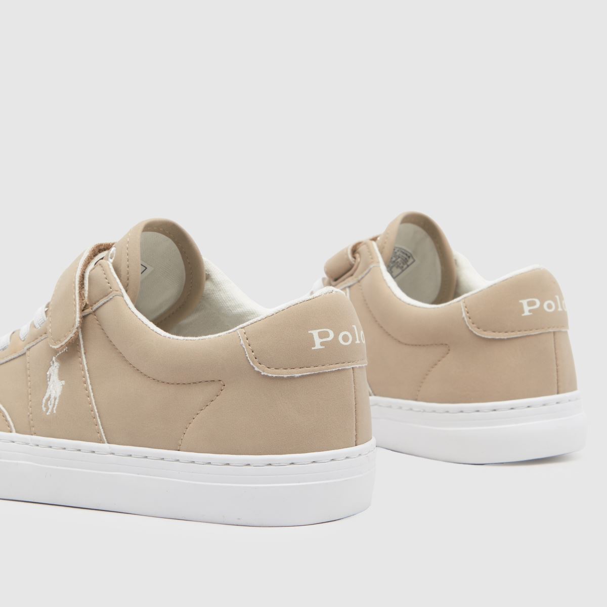 Polo Ralph Lauren naturliga Ryley-sneakers för pojkar och juniorer