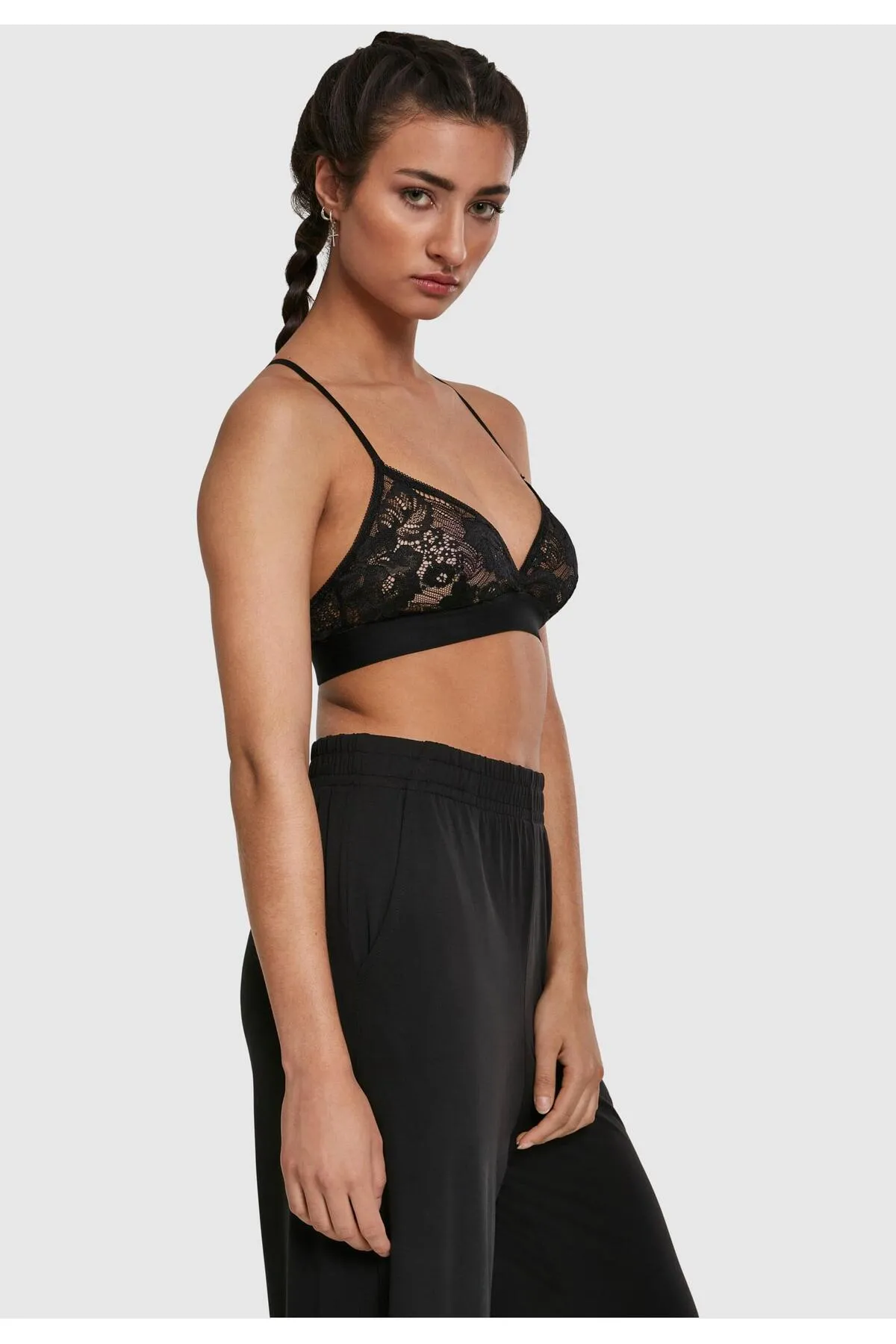 Urban Classics  Damen Ladies Triangle Laces Bra
