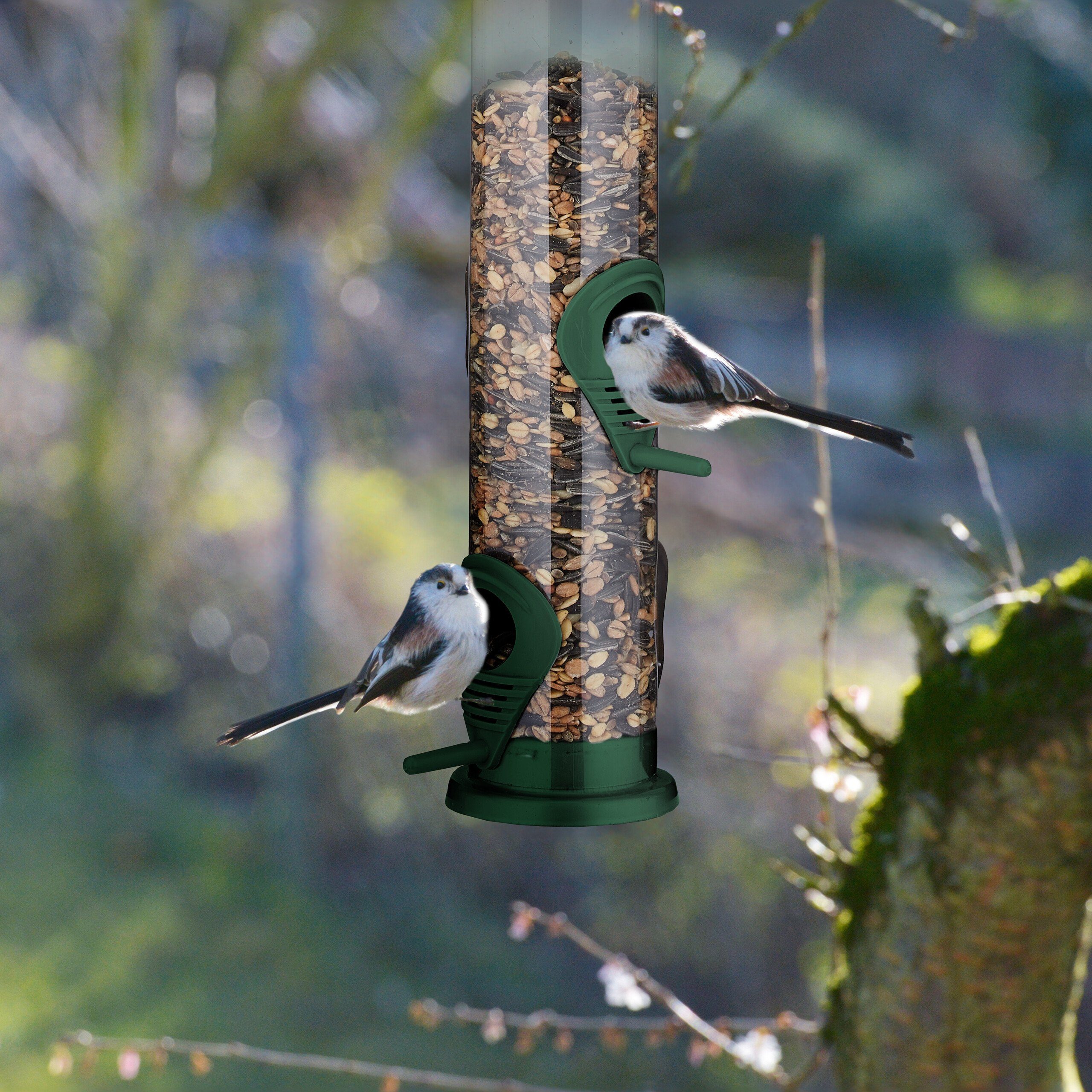 relaxdays Futterspender Vogelfutterspender zum Aufhängen