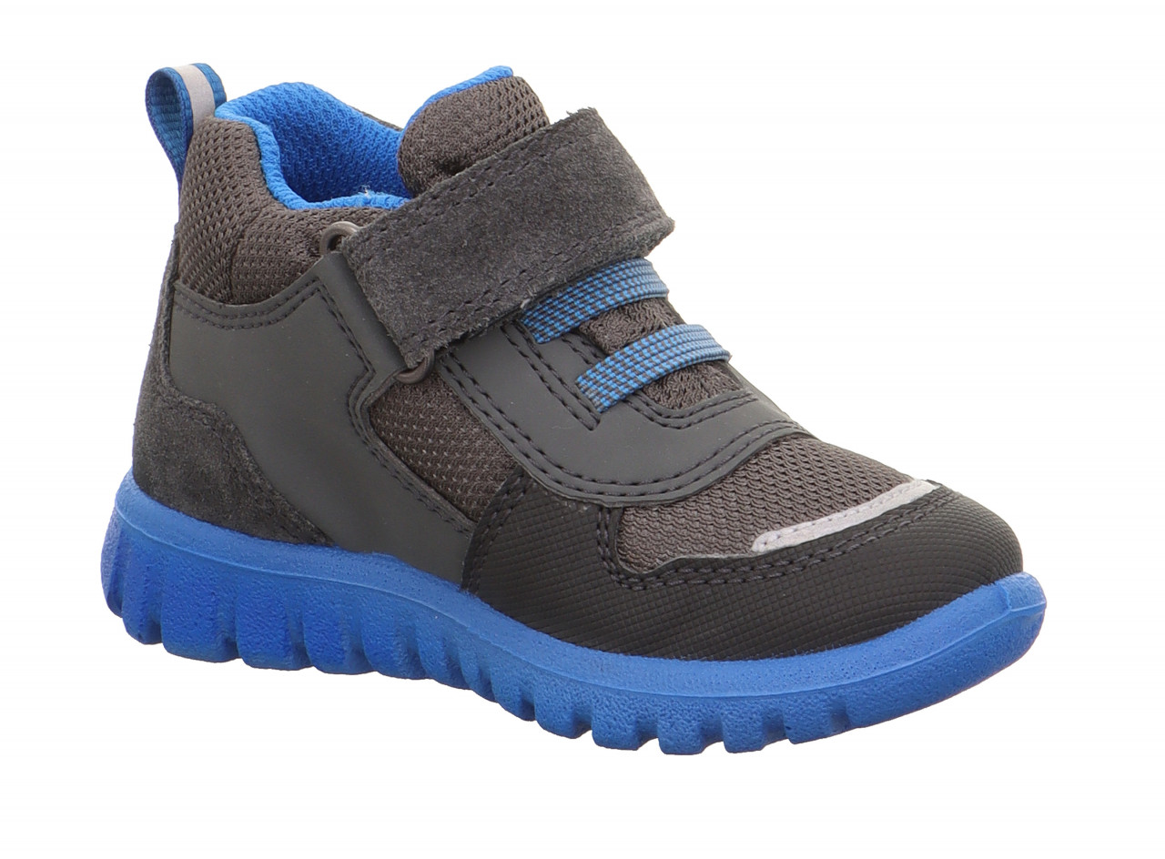 SPORT7 MINI - Grau/BlauSneaker high mit Klettverschluss