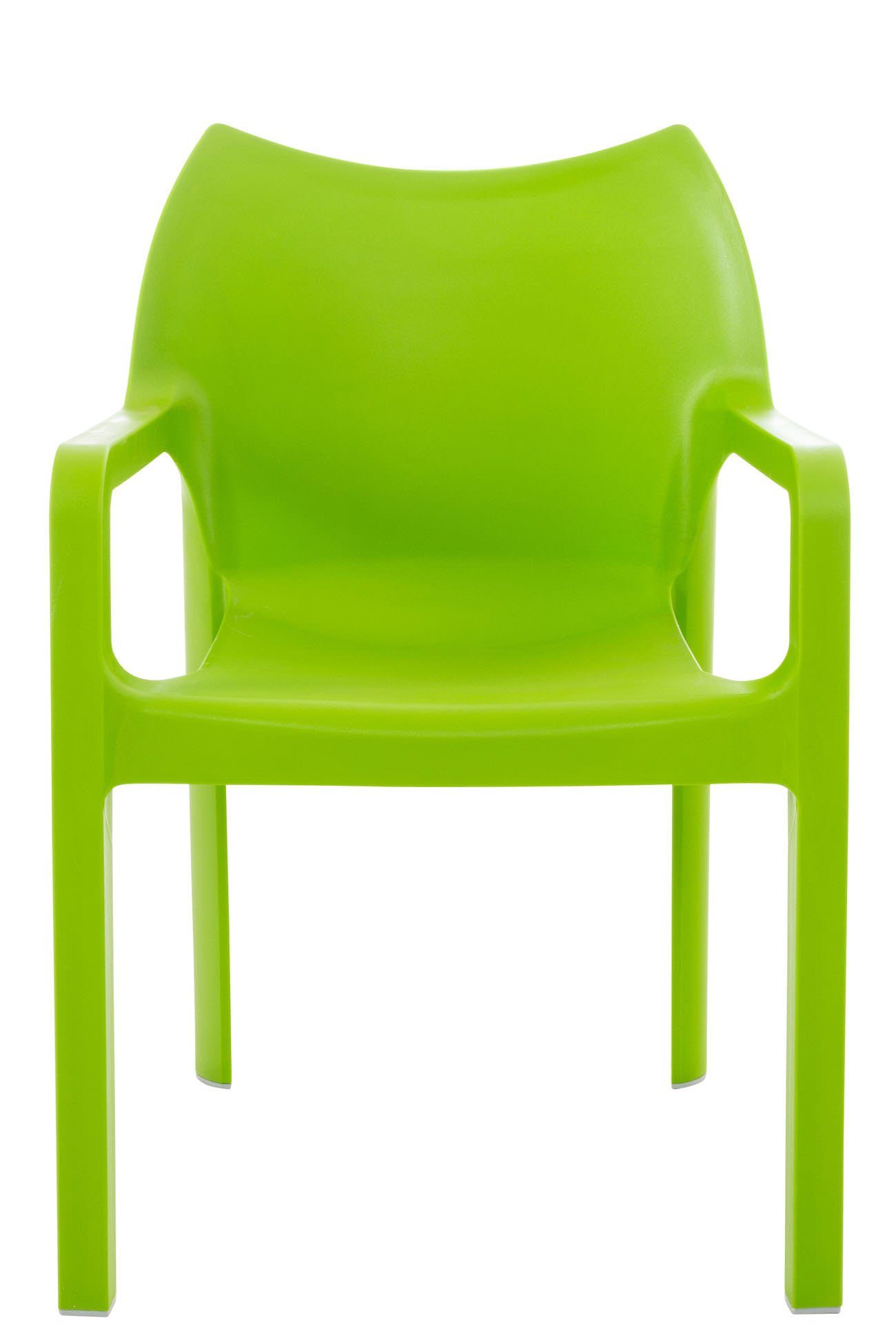 CLP Gartenstuhl Diva, Outdoor, stapelbar und wetterfest, Armlehnen