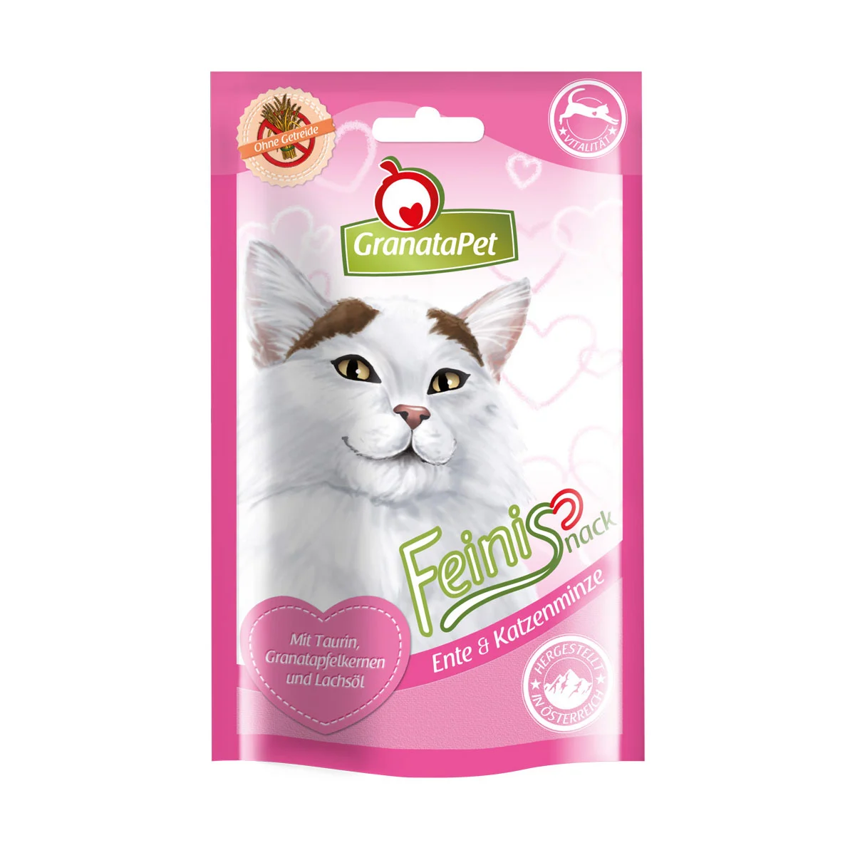 Katzensnacks mit Ente & Katzenminze in einzigartiger Komposition