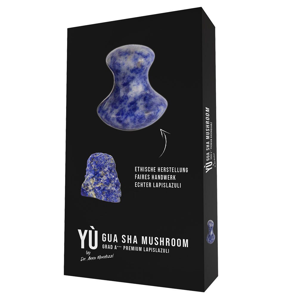 YÙ Beauty Lapislazuli Gua Sha Mushroom