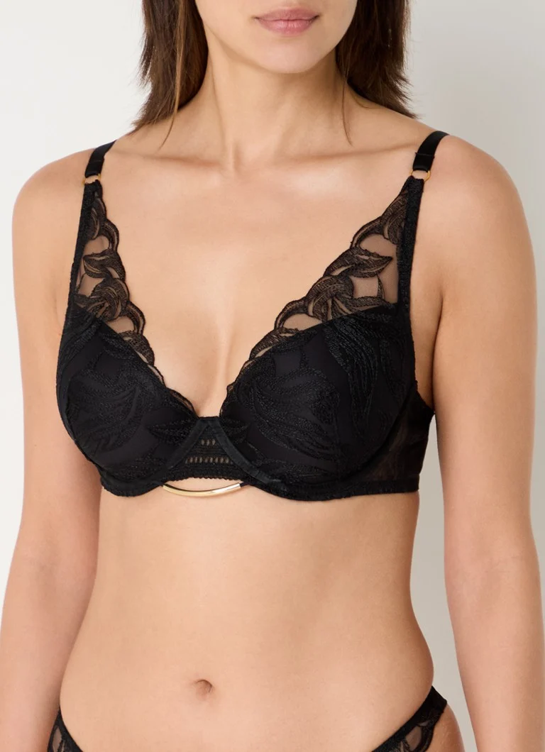 Aubade Into the Groove padded bra with mesh