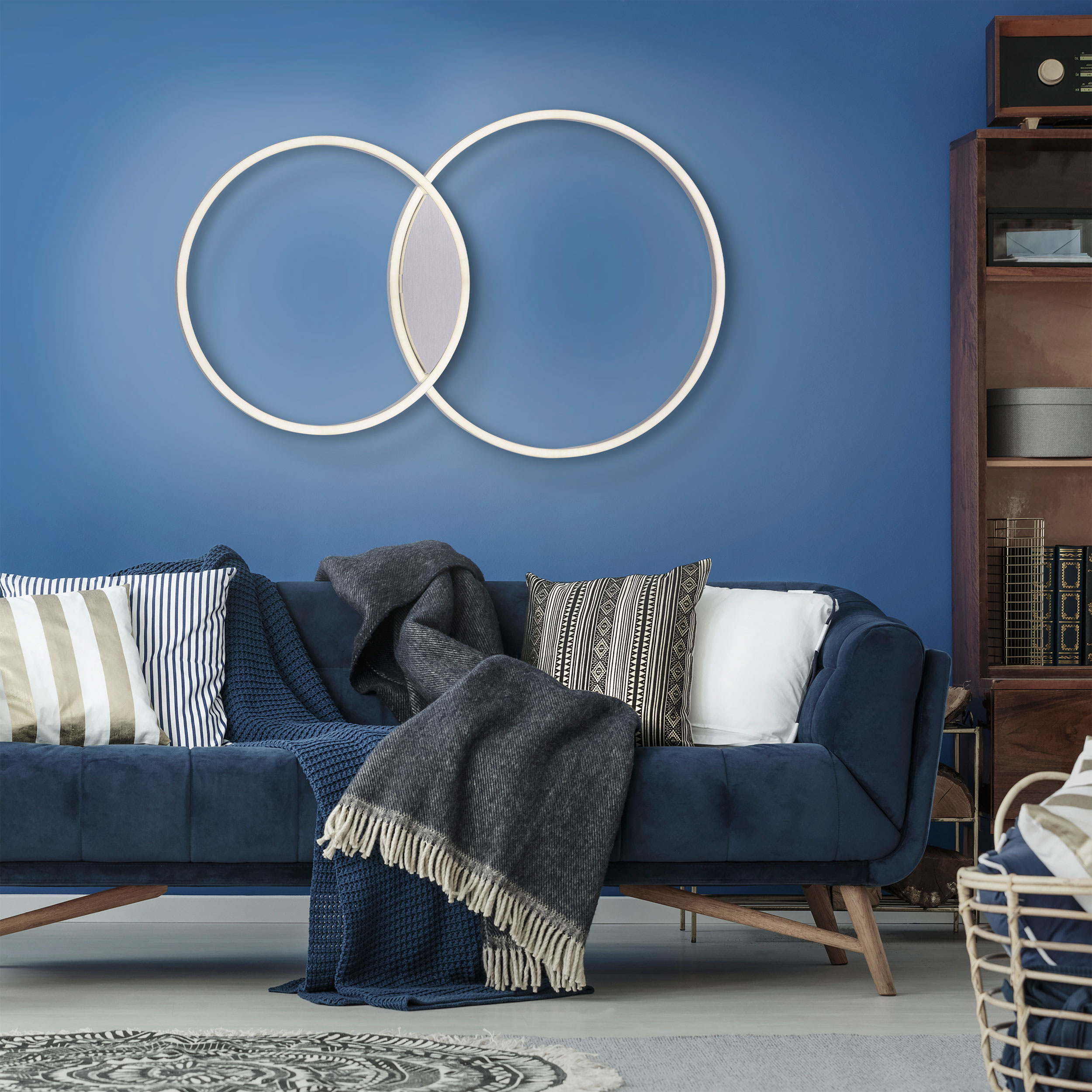 QLED-Deckenleuchte 2flg