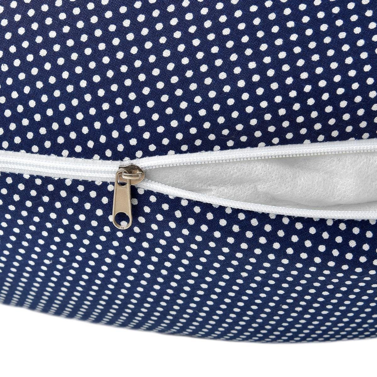 SEI Design Stillkissen Seitenschläferkissen Babynestchen Kuschelnest 170x30 cm, Schwangerschaftskissen mit Bezug, Bezug 100% Baumwolle