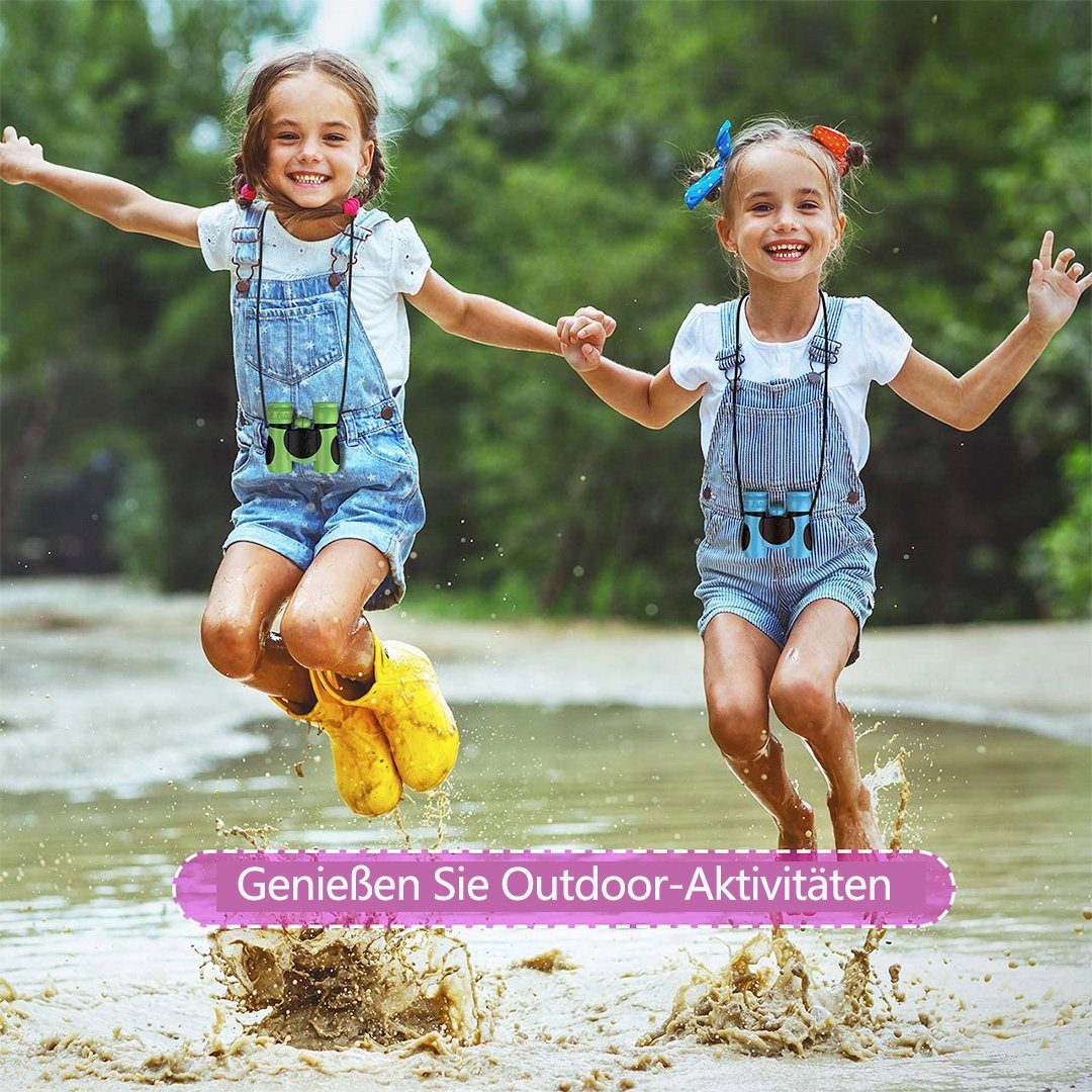 SOTOR Mini Fernglas Kinder, Spielzeug 3-12 Jahre Junge Outdoor Spielzeug Fernglas (Mädchen Jungen Geschenk 3-12 Jahre Weihnachten Geschenke für Junge)