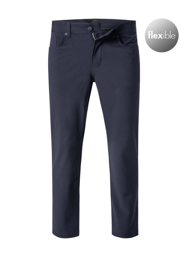 BOSS Black, Hose Delaware, Slim Fit, Viskose-Stretch schnelltrocknend, nachtblau