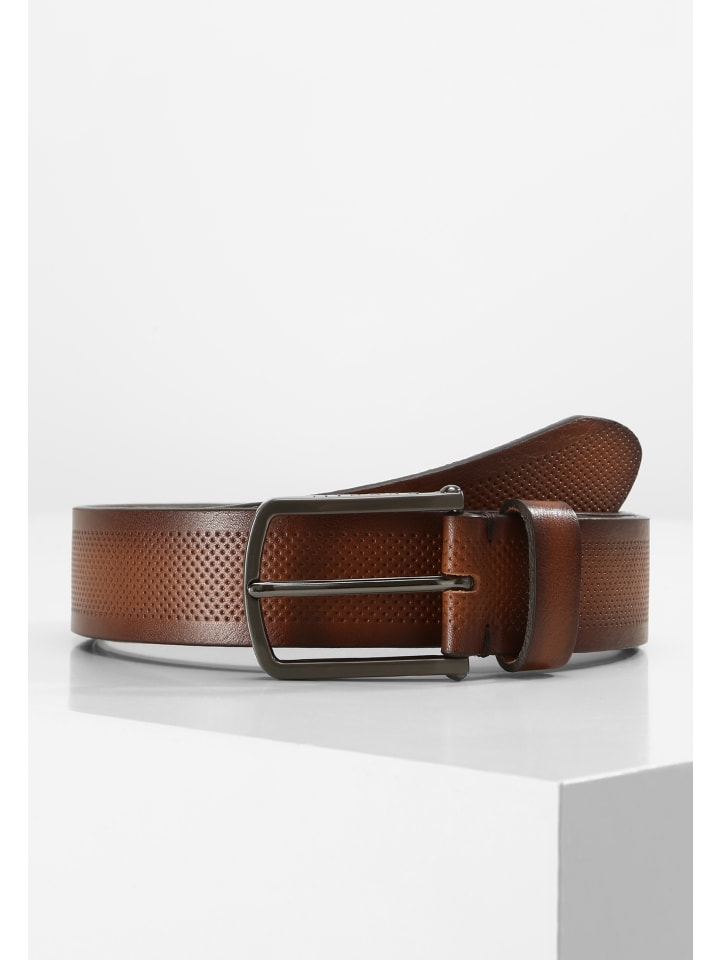 Bugatti Ledergürtel in cognac günstig kaufen