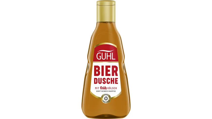 GUHL Bierdusche mit früh Kölsch kräftigendes Shampoo 250 ml