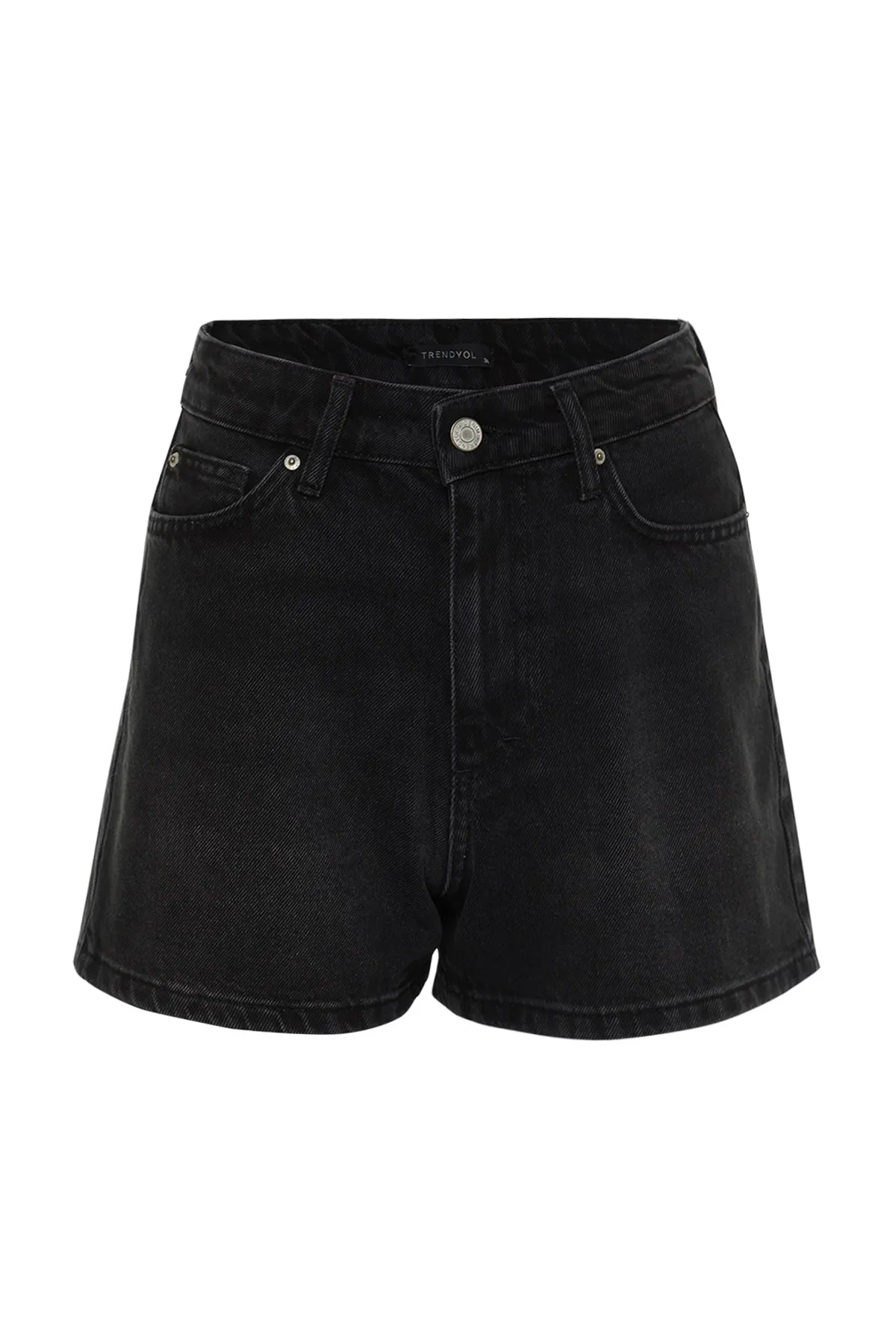 Trendyol Collection  Schwarze Jeansshorts TWOSS23SR00199