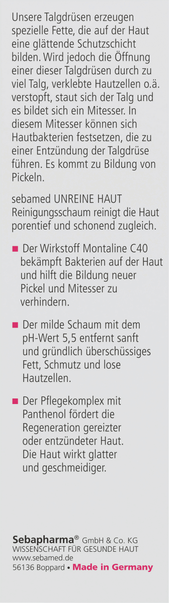 Reinigungsschaum unreine Haut, 150 ml