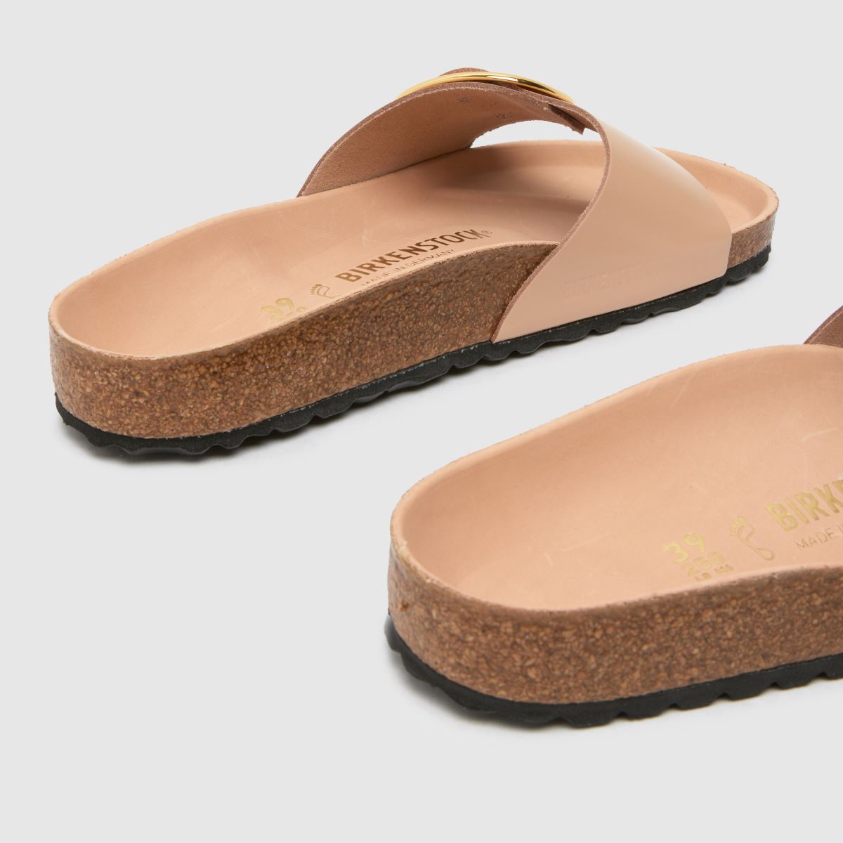 BIRKENSTOCK – Madrid – Beige sandaler med stort spänne