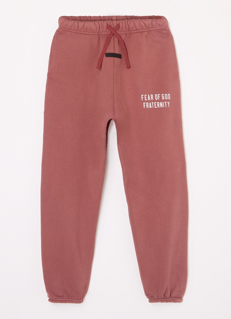 Pantaloni de trening Fear of God Essentials slim fit cu șiret