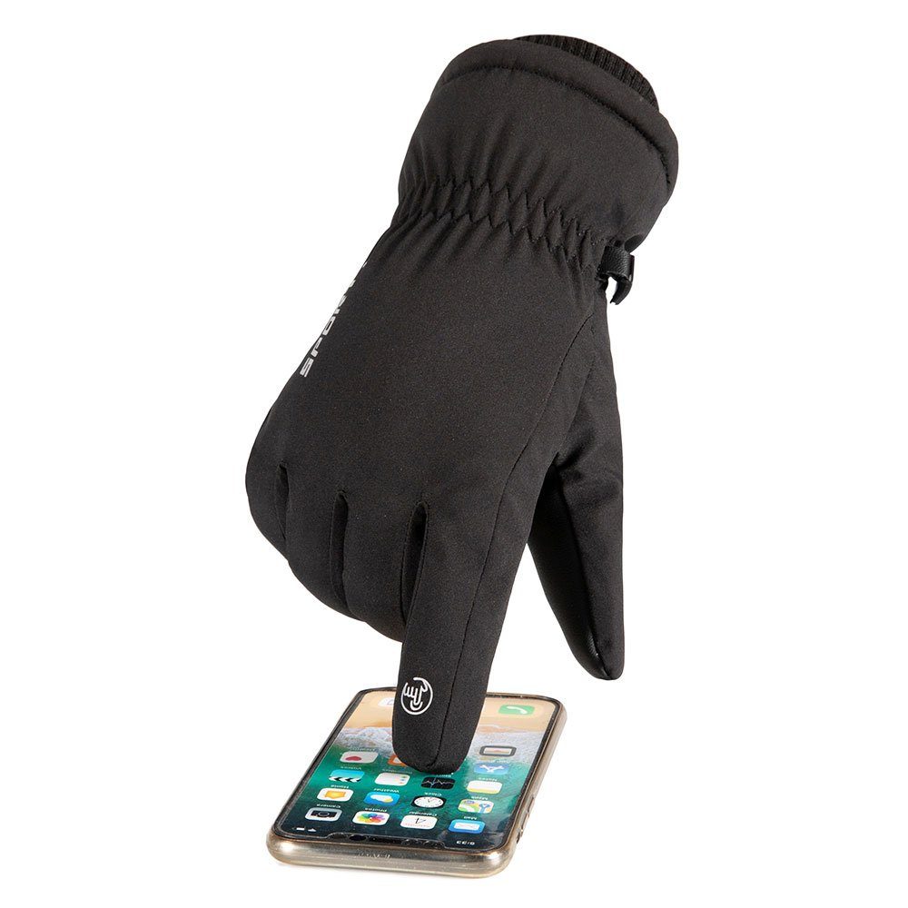 Sunicol Skihandschuhe Winter Fahrrad Handschuhe Themro Fleece Winterhandschuhe (Pack) Ski Wasserdicht