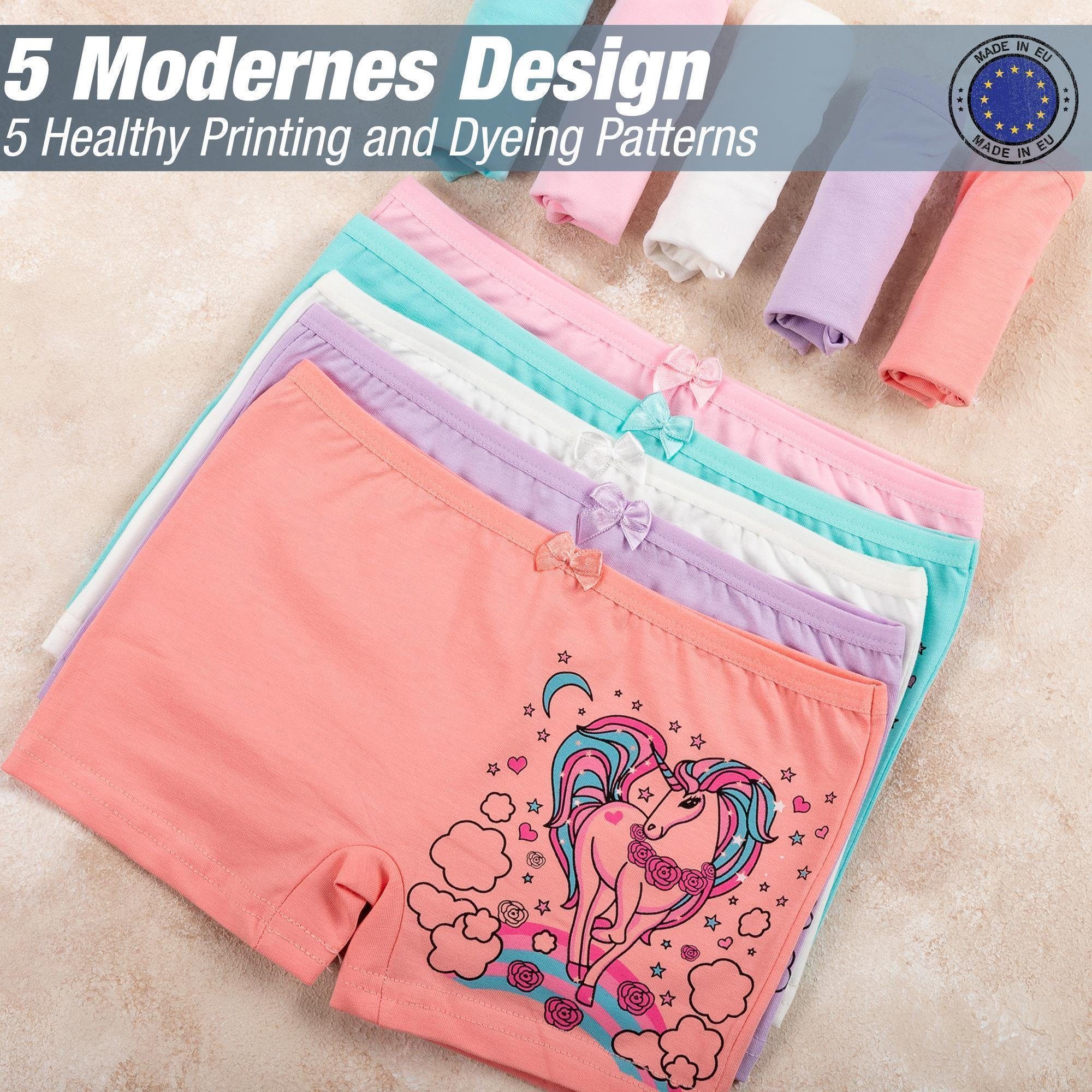 LOREZA Panty 10 Mädchen Pantys aus Baumwolle Unterwäsche Gr. 92-158 (Spar-Packung, 10-St)