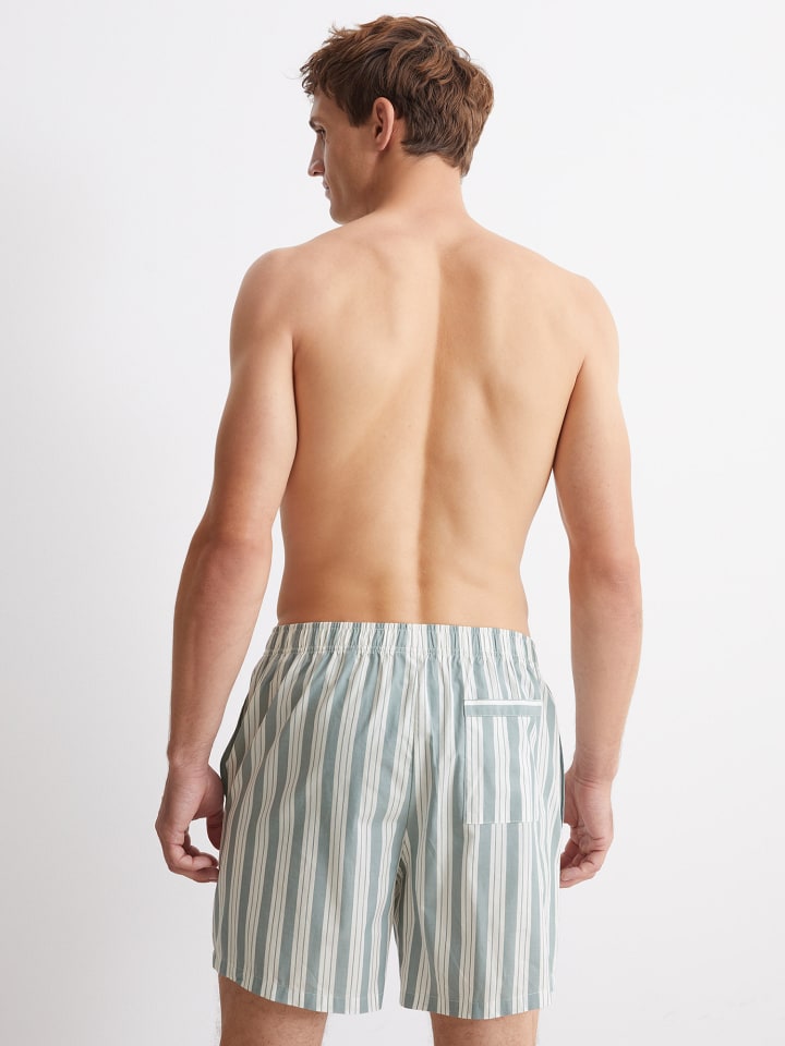 Marc O'Polo Schlafshorts Mix&Match Woven in forest dust stripe günstig kaufen