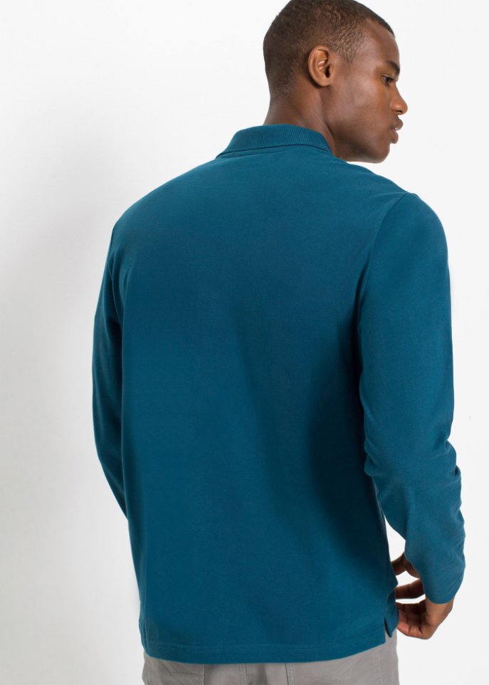 Poloshirt, Langarm