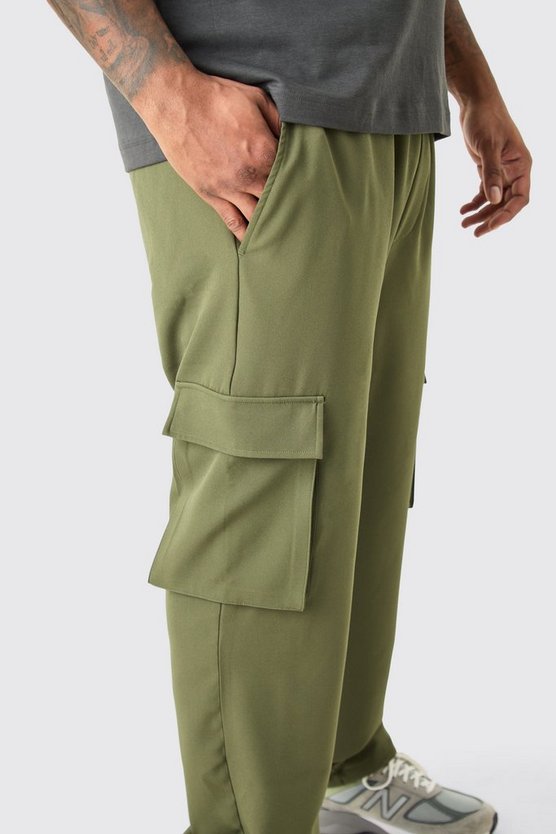 Plus elastische leichte Skinny Cargo-Hose