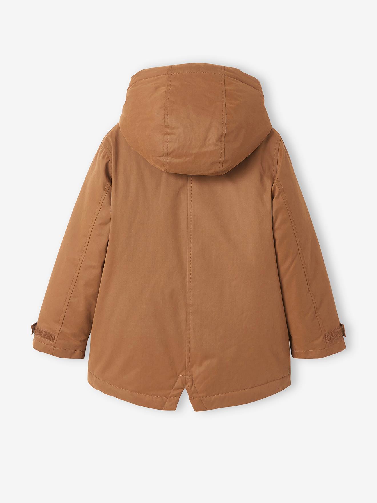 Parka 3 en 1 garçon avec blouson amovible bleu électrique