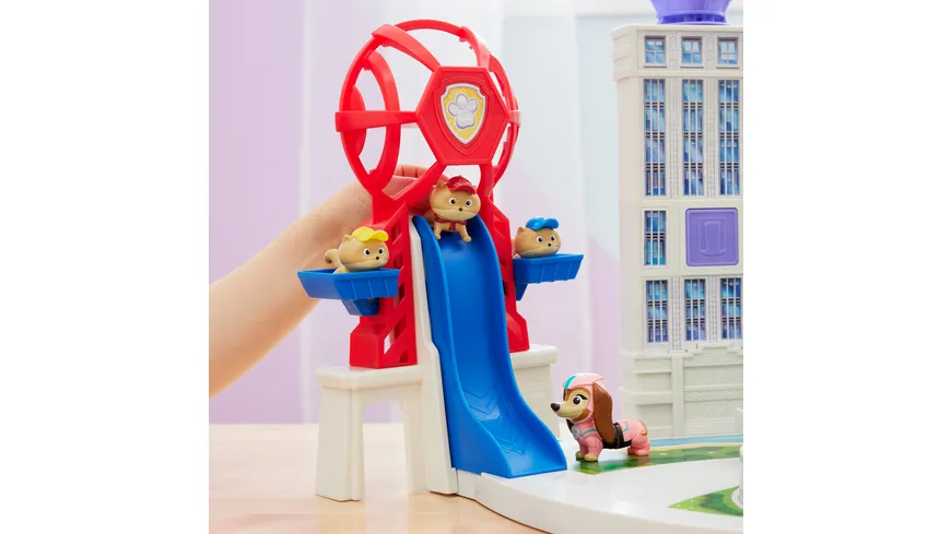 Spin Master - PAW Patrol: Der Mighty Kinofilm, Liberty + Junior Patrollers Spielset, mit Liberty, Micro, Nano und Mini