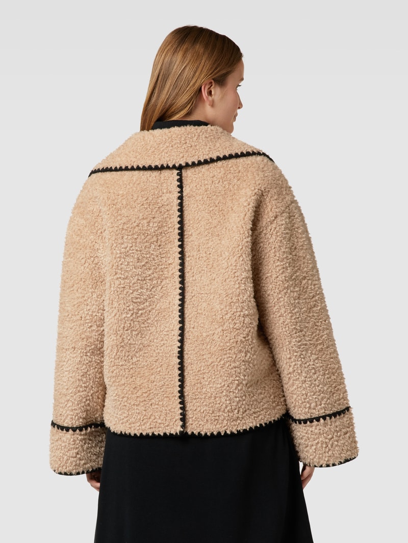 Jacke mit Teddyfell Modell 'SHIREN' in beige