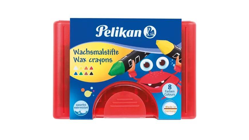 Pelikan Dreikant-Wachsmalstifte 8 Stück