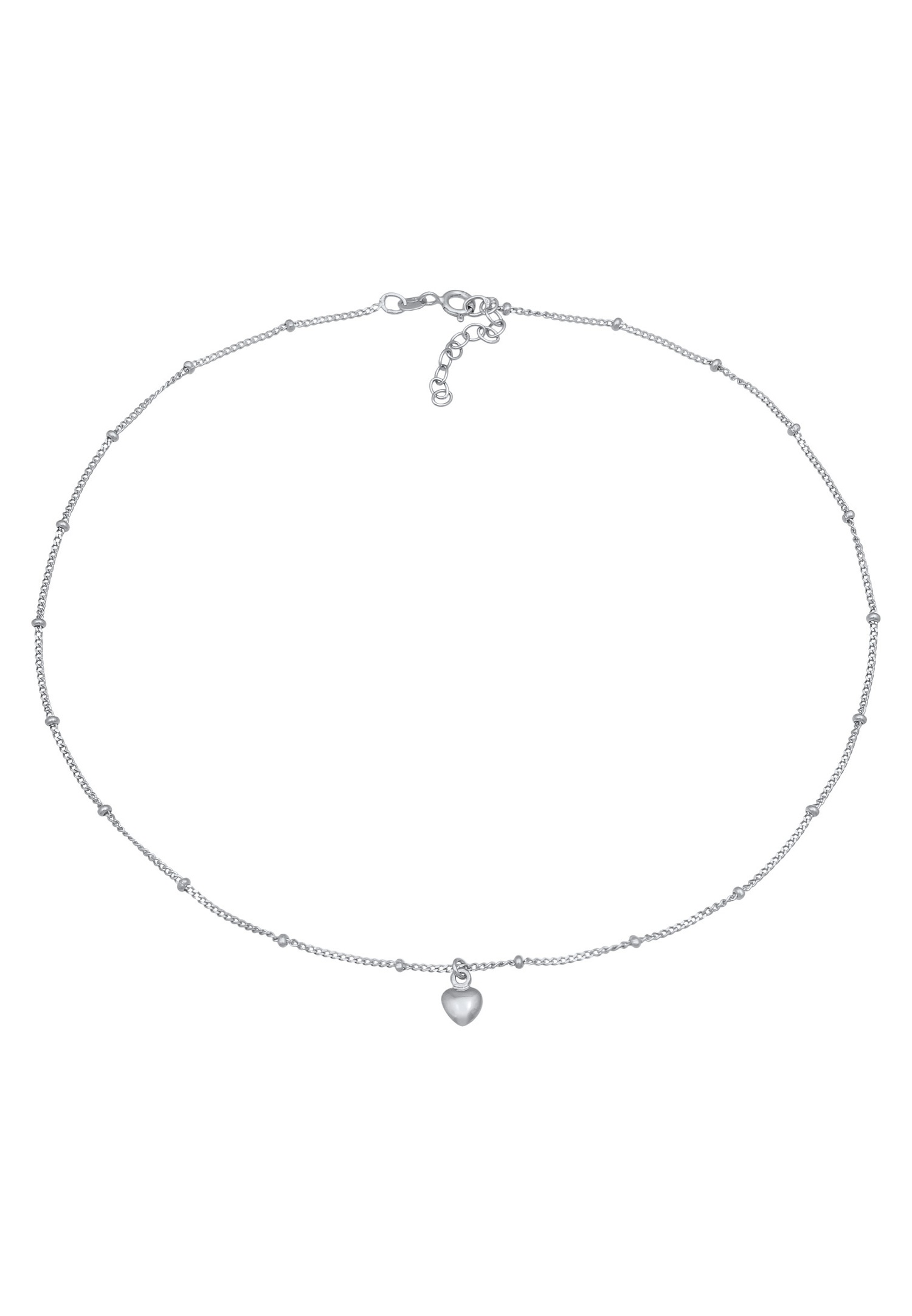 Elli Women's Choker Heart Love Simple in 925 Sterling Silver