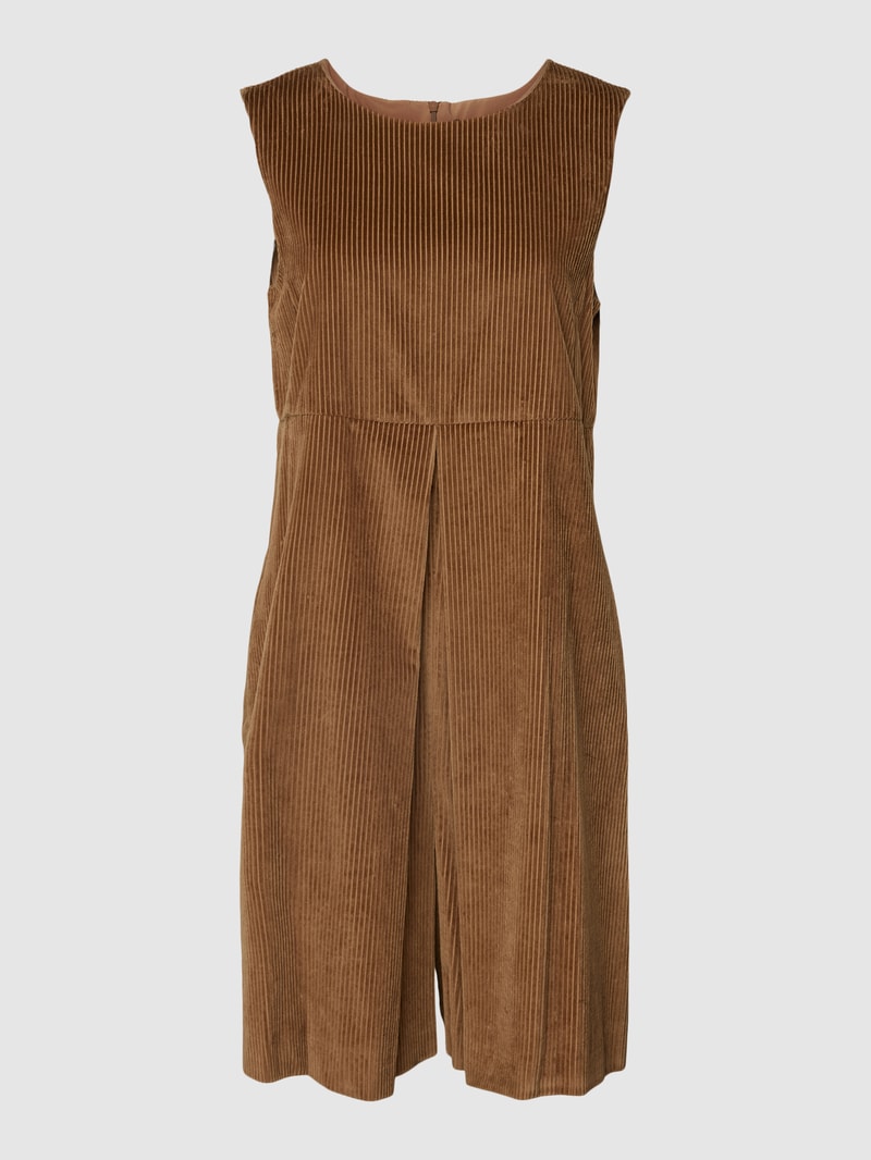 Jumpsuit mit Kellerfalten Modell 'KANSAS' in camel