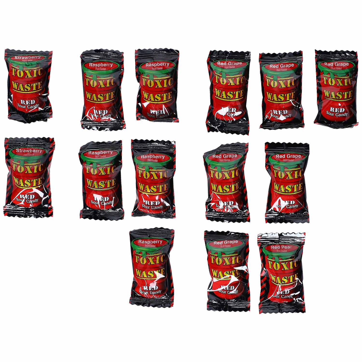 Toxic Waste Red Sour Candy 42g