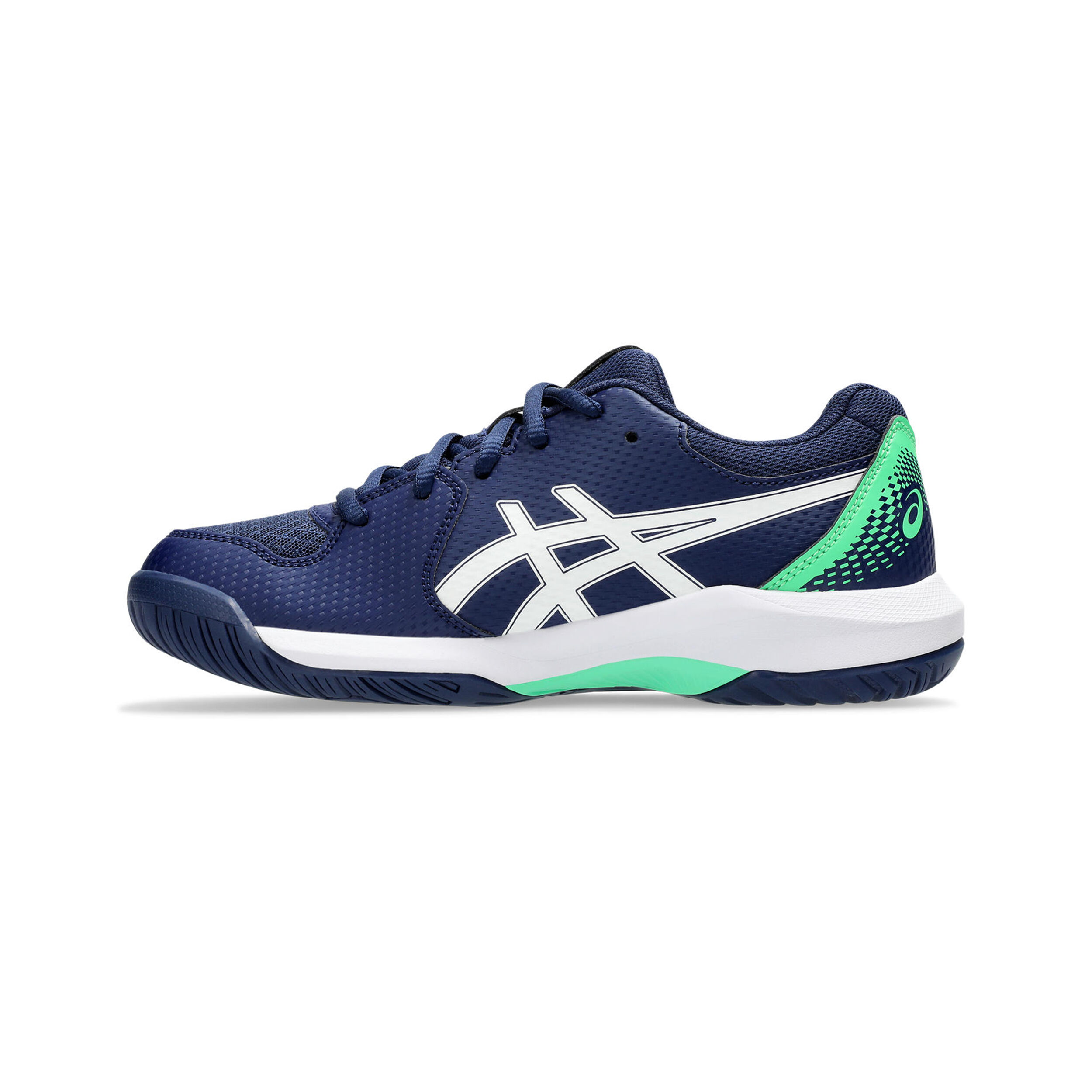 Gel-Dedicate 8 GS Allcourtschuh Kinder - Blau, Weiß