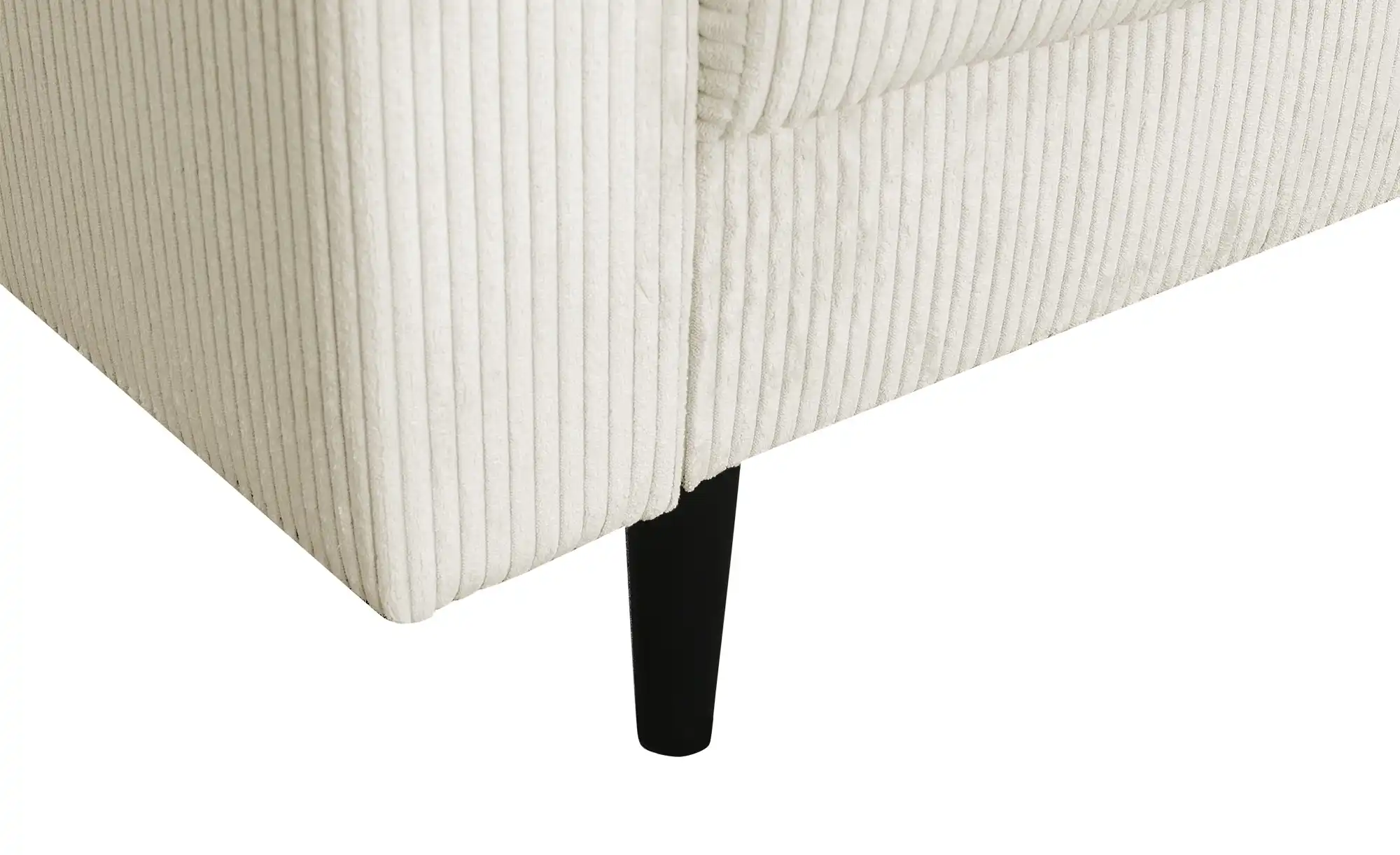 Primo Ecksofa trendiger Cordstoff Livorno