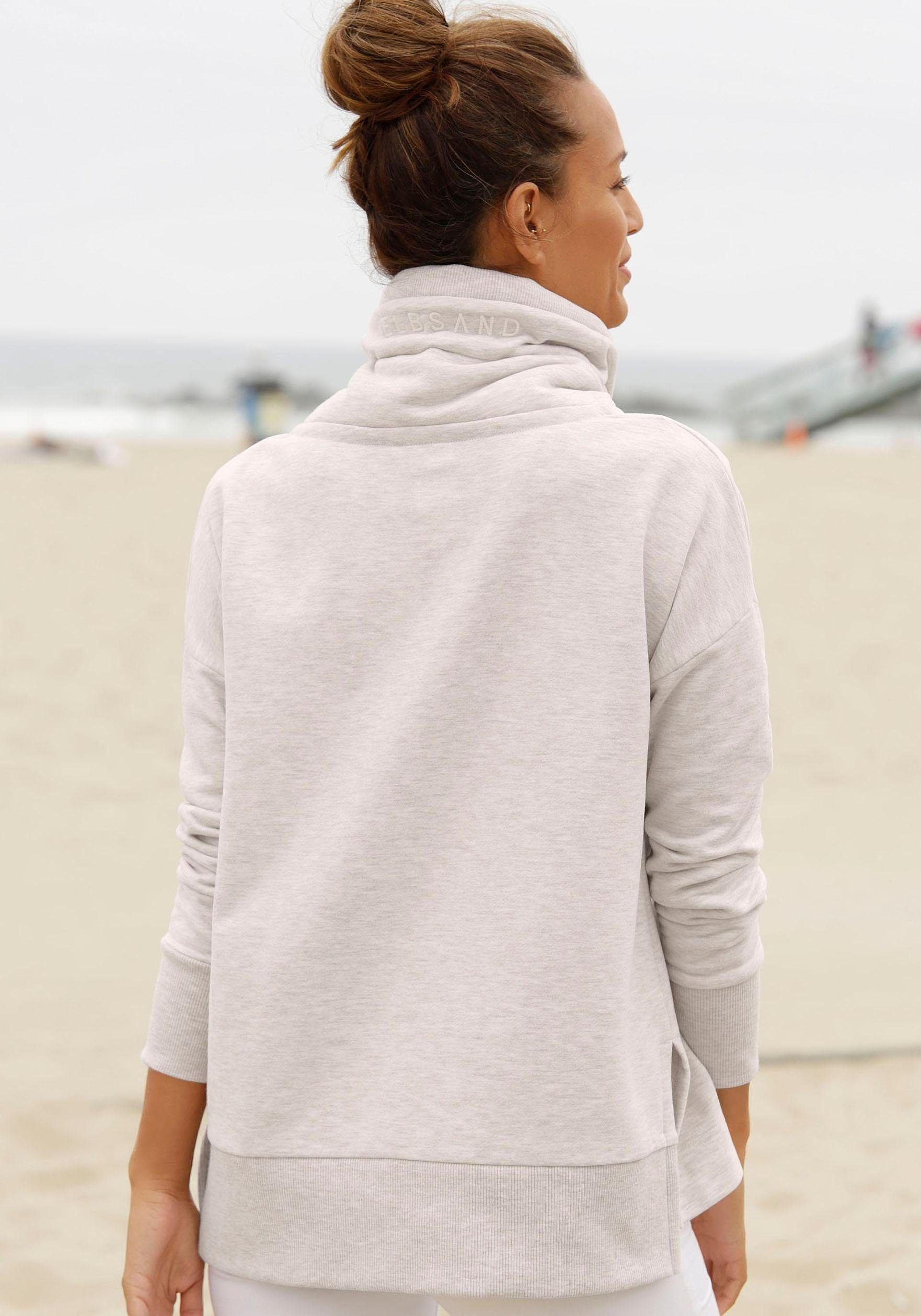 Elbsand Sweatshirt Birte mit Logostickerei vorne