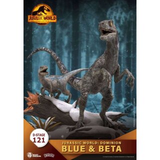 Jurassic World: Ein neues Zeitalter D-Stage PVC Diorama: Blue & Beta