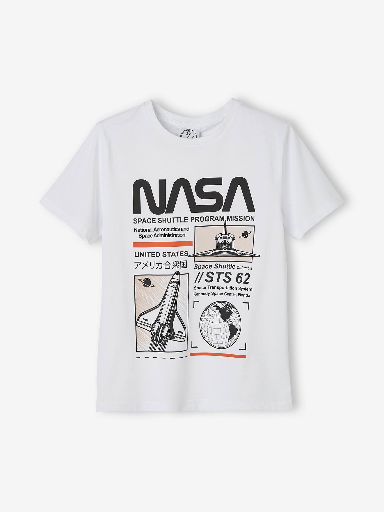 Nasa Kinder T-Shirt NASA - weiß