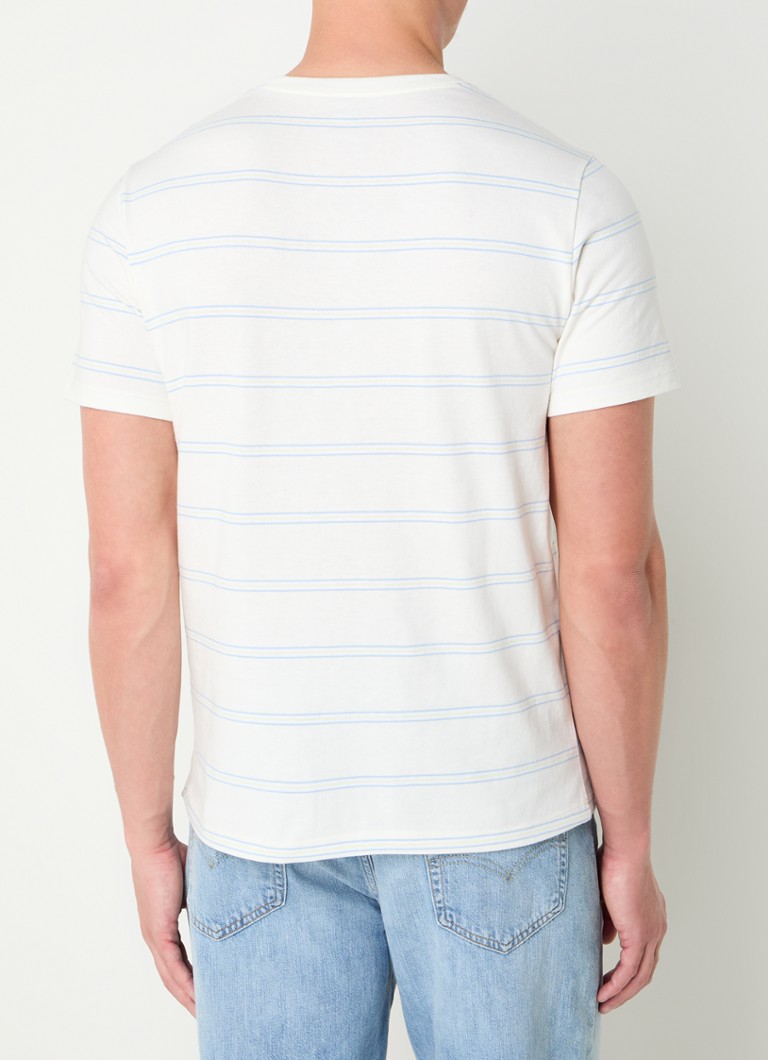 Tricou Levi's cu dungi și logo brodat