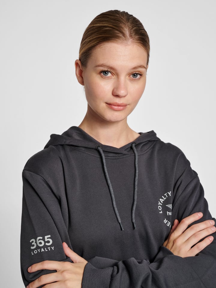 Hummel Hummel Verstellbare Taille Kapuzenpullover Hmllgc Loyalty Erwachsene in BLACKENED PEARL günstig kaufen