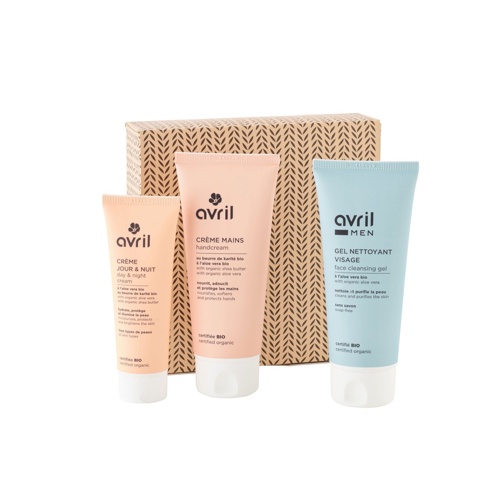 Avril Coffret cadeau Mes basiques - Cosmétiques certifiés bio Coffret