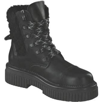 Alpe Woman Schnür Boots in schwarz